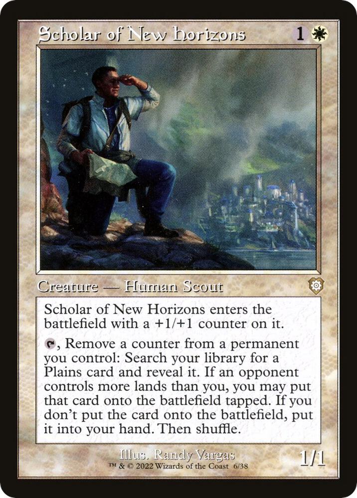 Scholar of New Horizons (Retro Frame) - Commander: The Brothers' War (BRC) LP