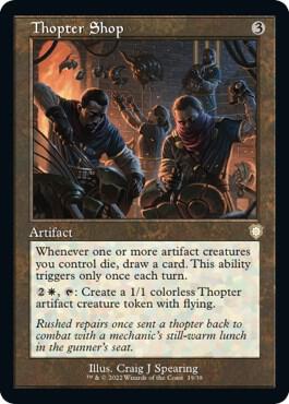 Thopter Shop (Retro Frame) - Commander: The Brothers' War (BRC) NM