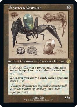 Psychosis Crawler (Schematic) - The Brothers' War: Retro Frame Artifacts (BRR) NM *FOIL*