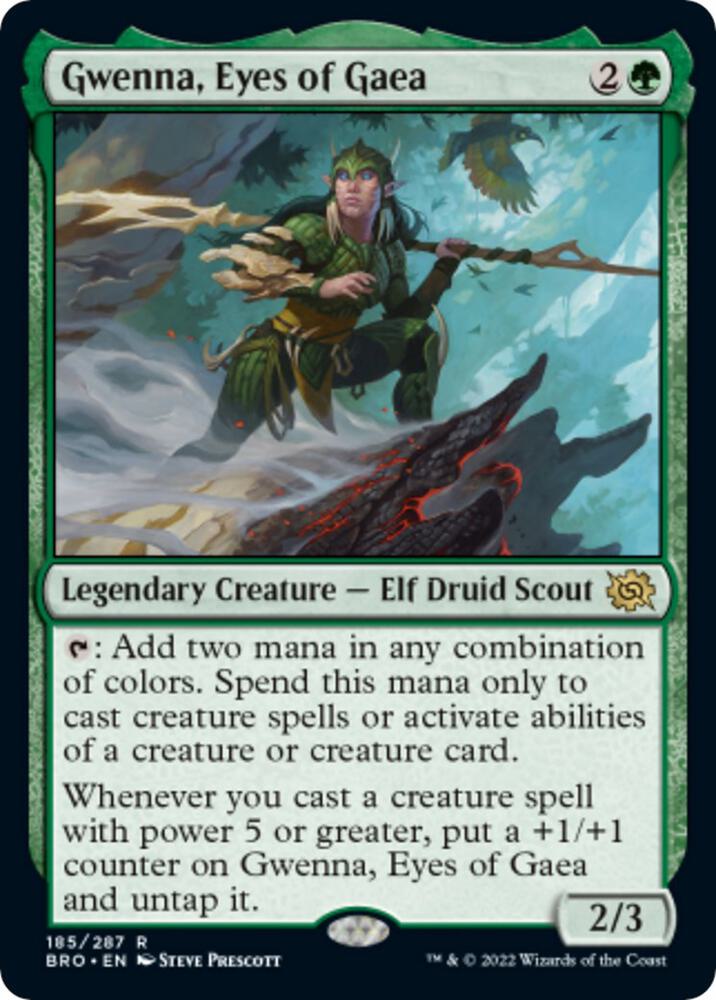 Gwenna, Eyes of Gaea - The Brothers' War (BRO) NM