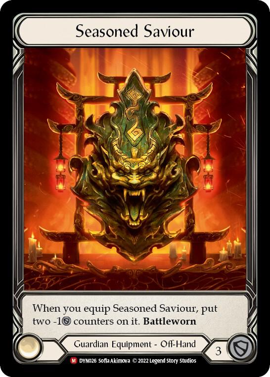 Seasoned Saviour - Dynasty (DYN) Rainbow Foil NM