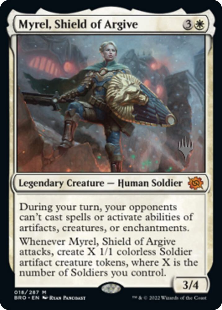 Myrel, Shield of Argive - Promo Pack: The Brothers' War (PPBRO) NM