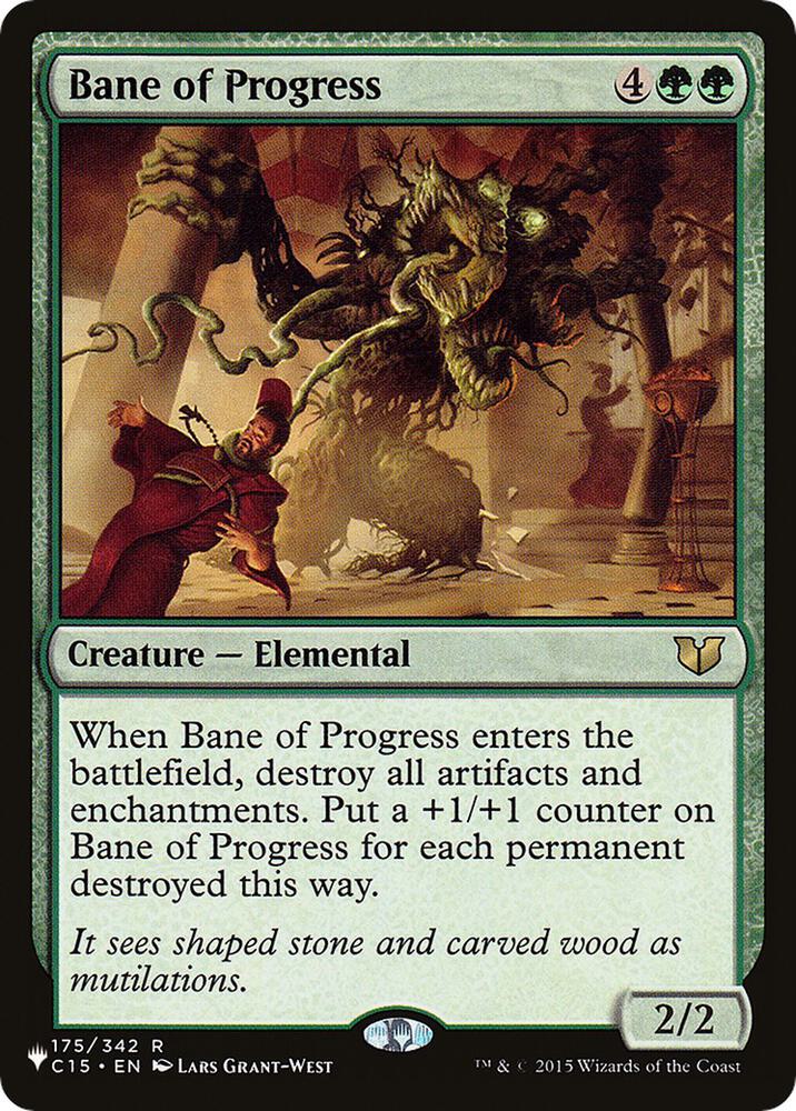 Bane of Progress - The List Reprints (LIST) NM