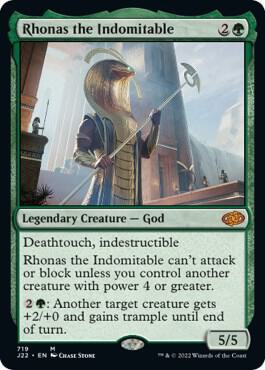 Rhonas the Indomitable - Jumpstart 2022 (J22) NM