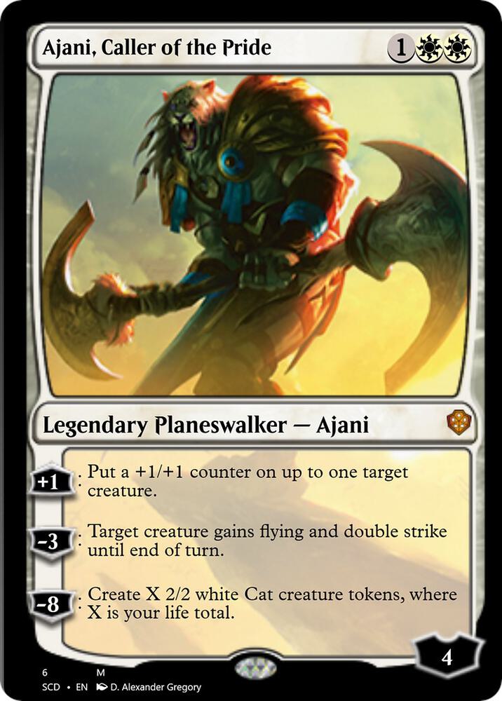 Ajani, Caller of the Pride - Starter Commander Decks (SCD) NM