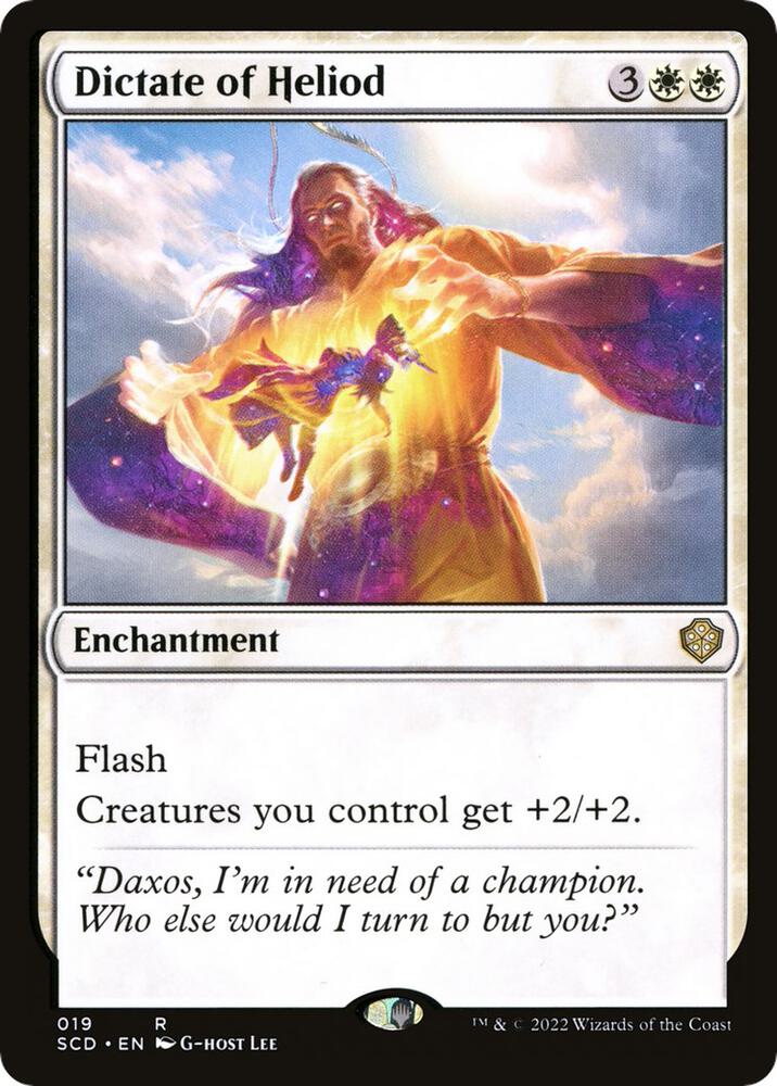 Dictate of Heliod - Starter Commander Decks (SCD) NM