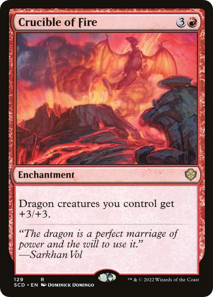 Crucible of Fire - Starter Commander Decks (SCD) NM