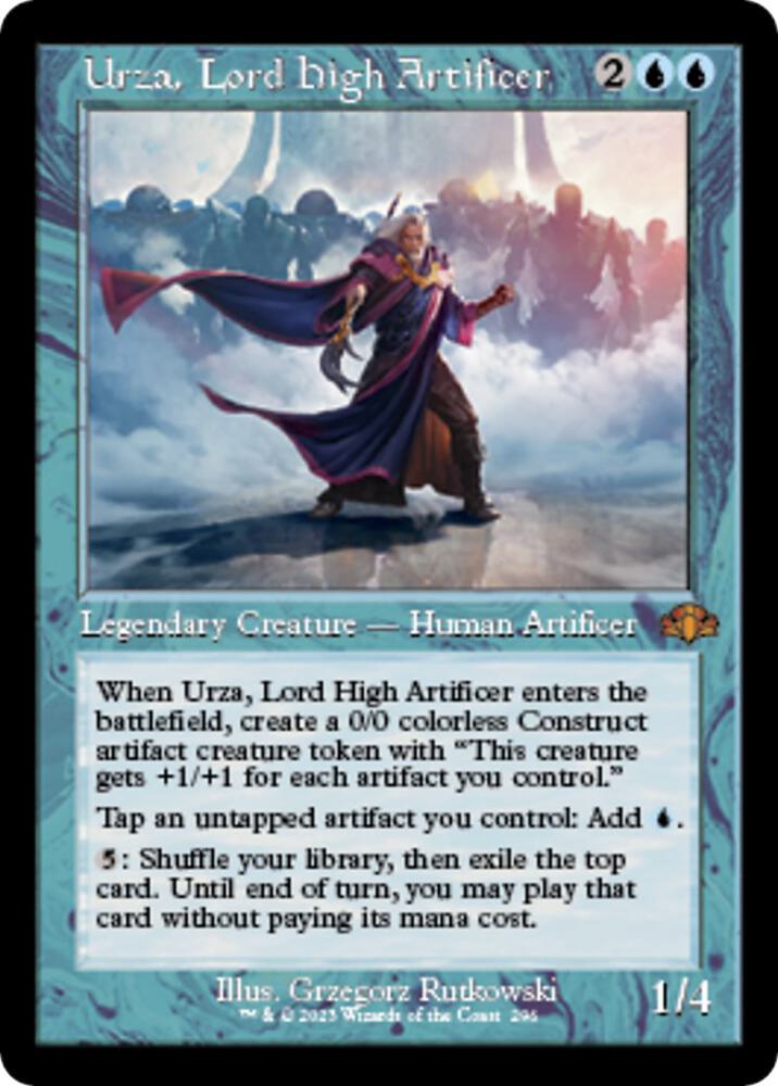 Urza, Lord High Artificer (Retro Frame) - Dominaria Remastered (DMR) NM *FOIL*