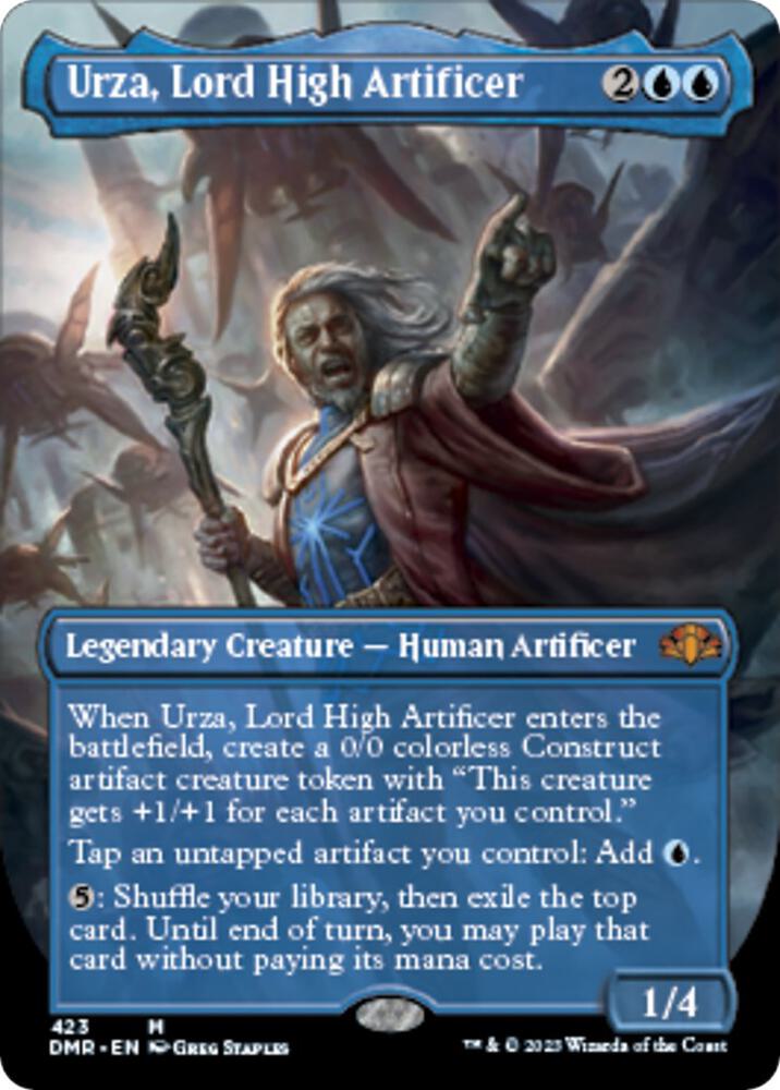 Urza, Lord High Artificer (Borderless) - Dominaria Remastered (DMR) NM