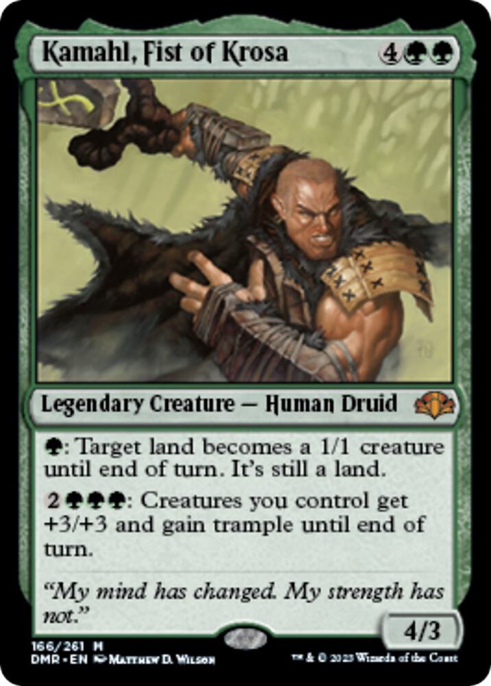 Kamahl, Fist of Krosa - Dominaria Remastered (DMR) NM