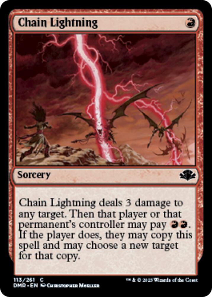 Chain Lightning - Dominaria Remastered (DMR) NM