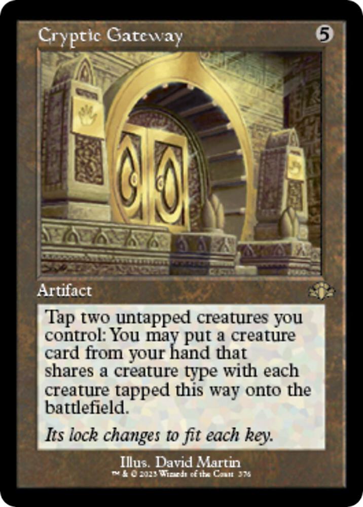 Cryptic Gateway (Retro Frame) - Dominaria Remastered (DMR) NM
