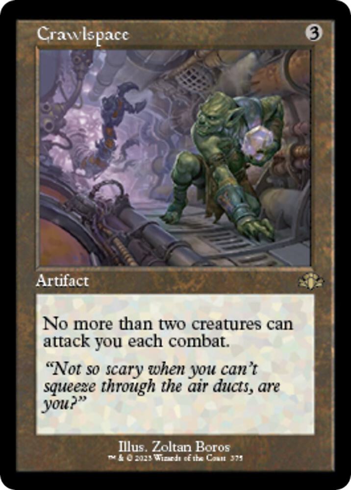 Crawlspace (Retro Frame) - Dominaria Remastered (DMR) NM *FOIL*