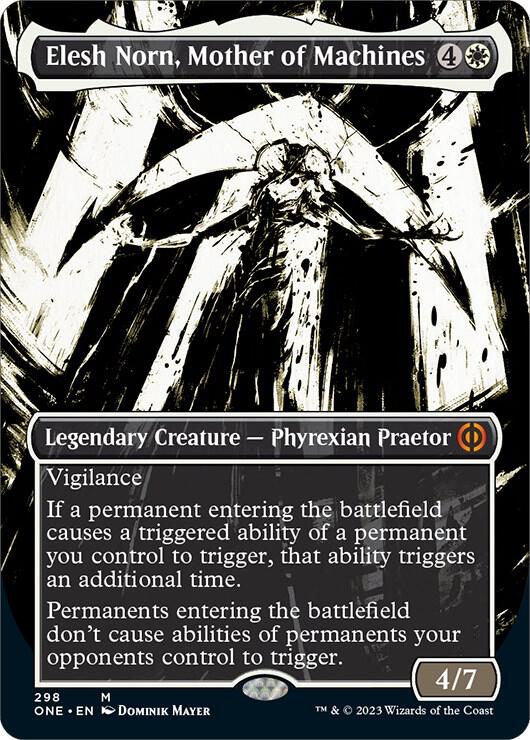 Elesh Norn, Mother of Machines (Showcase) - Phyrexia: All Will Be One (ONE) NM