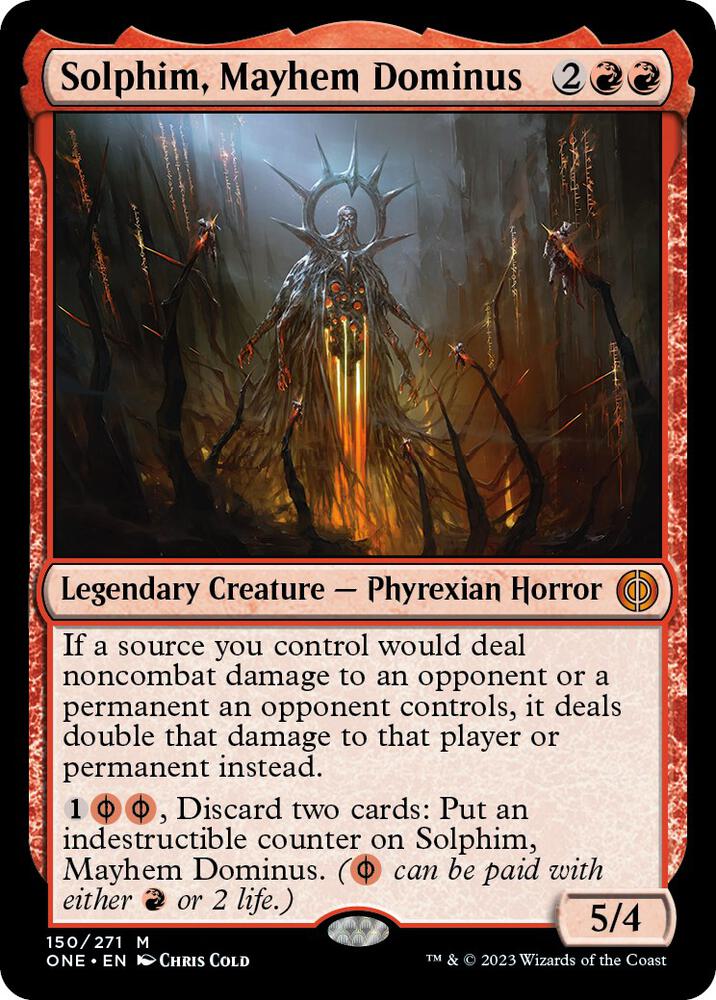 Solphim, Mayhem Dominus - Phyrexia: All Will Be One (ONE) NM *FOIL*