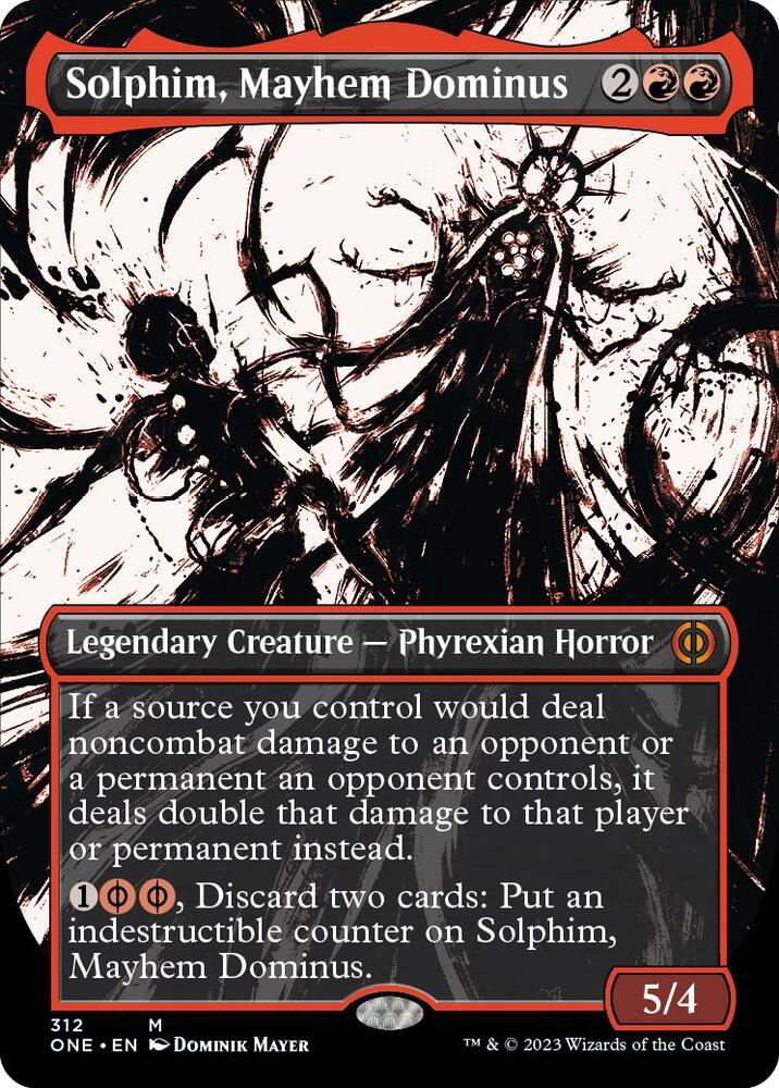 Solphim, Mayhem Dominus (Showcase) - Phyrexia: All Will Be One (ONE) NM *FOIL*