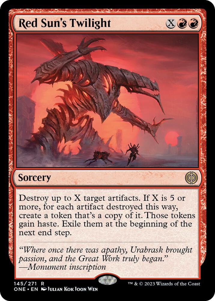 Red Sun's Twilight - Phyrexia: All Will Be One (ONE) NM