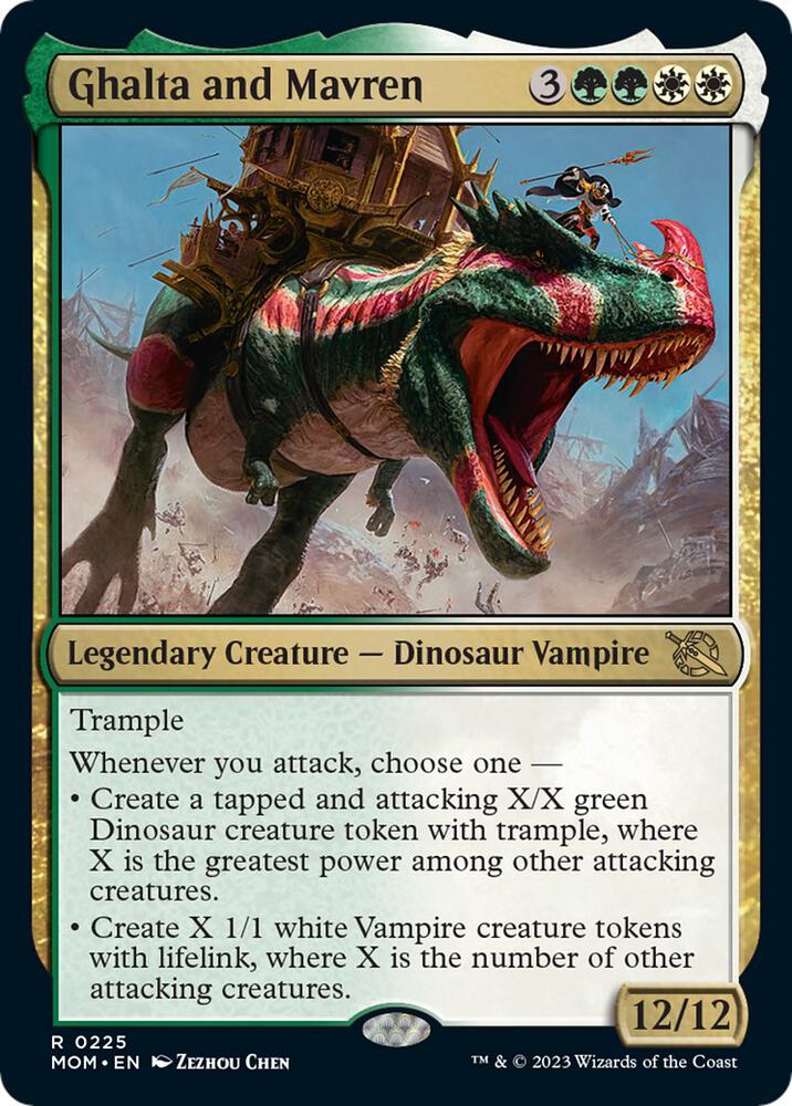Ghalta and Mavren - March of the Machine (MOM) NM