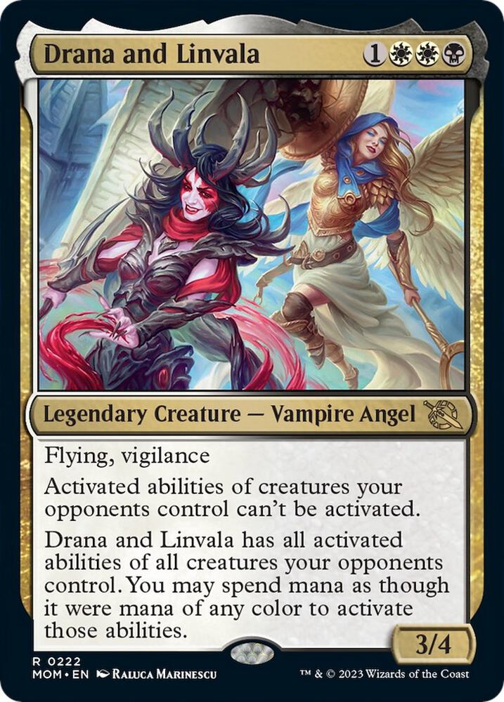 Drana and Linvala - March of the Machine (MOM) NM
