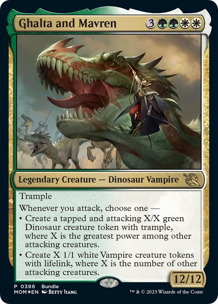 Ghalta and Mavren (MOM Bundle) - Unique and Miscellaneous Promos (UMP) NM *FOIL*