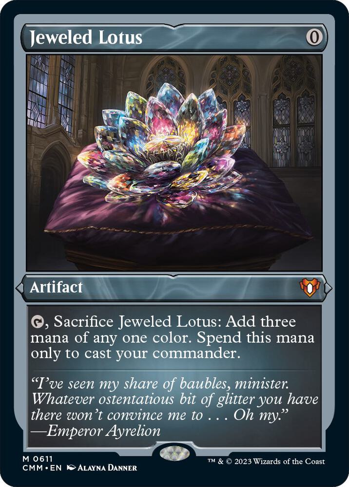 Jeweled Lotus (Foil Etched) - Commander Masters (CMM) NM *FOIL*