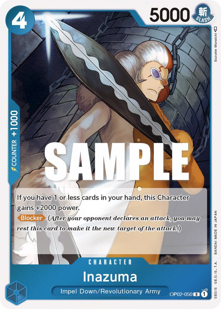 Inazuma - Paramount War (OP02) NM *FOIL*
