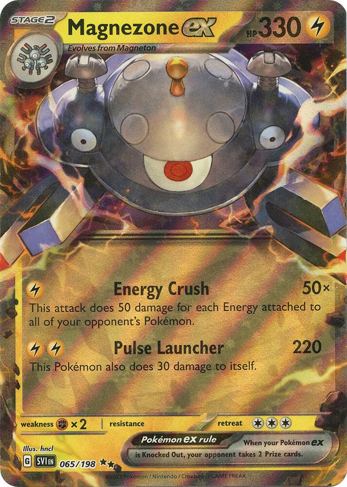 Magnezone ex - 065/198 - SV01: Scarlet & Violet Base Set (SVI) NM *FOIL*