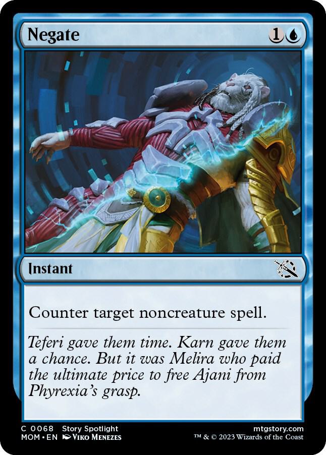 Negate - March of the Machine (MOM) NM *FOIL*