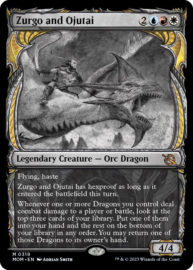 Zurgo and Ojutai (Showcase) - March of the Machine (MOM) NM