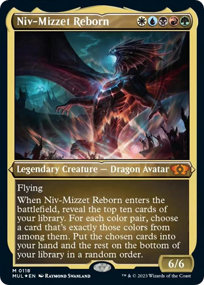 Niv-Mizzet Reborn (Foil Etched) - March of the Machine: Multiverse Legends (MUL) LP *FOIL*