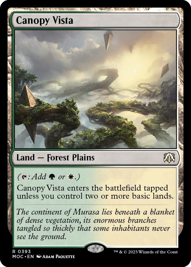 Canopy Vista - Commander: March of the Machine (MOC) LP