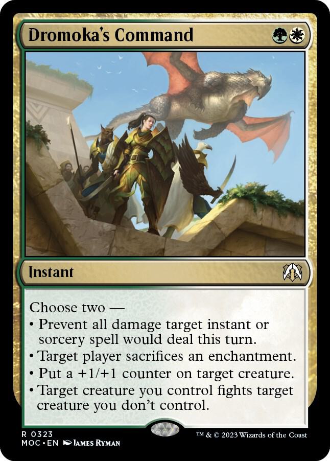 Dromoka's Command - Commander: March of the Machine (MOC) NM