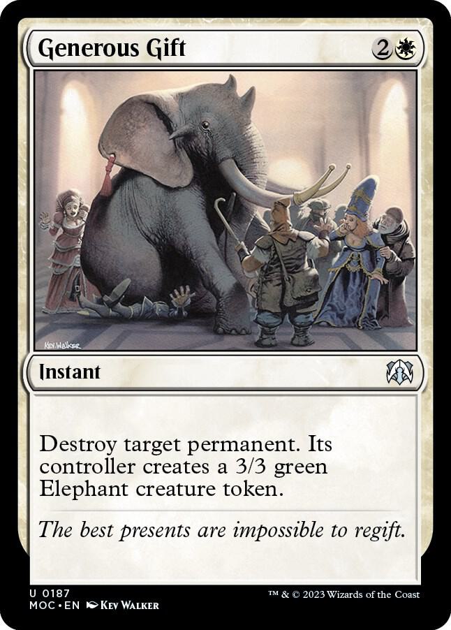 Generous Gift - Commander: March of the Machine (MOC) NM