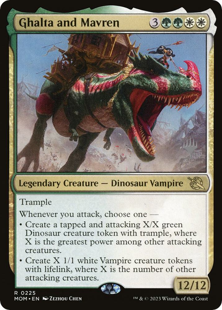 Ghalta and Mavren - Promo Pack: March of the Machine (PPMOM) NM