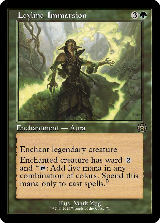 Leyline Immersion (Retro Frame) - March of the Machine: The Aftermath (MAT) NM