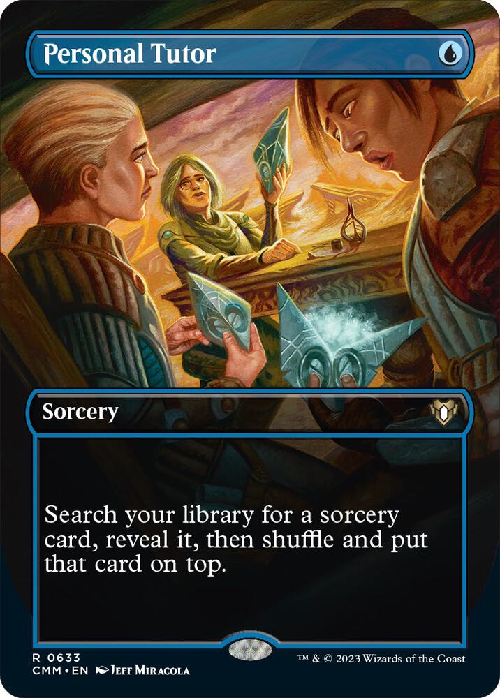 Personal Tutor (Borderless) - Commander Masters (CMM) NM