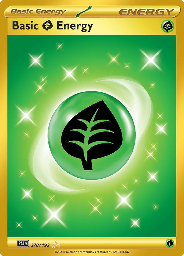 Basic Grass Energy - 278/193 - SV02: Paldea Evolved (PAL) NM *FOIL*