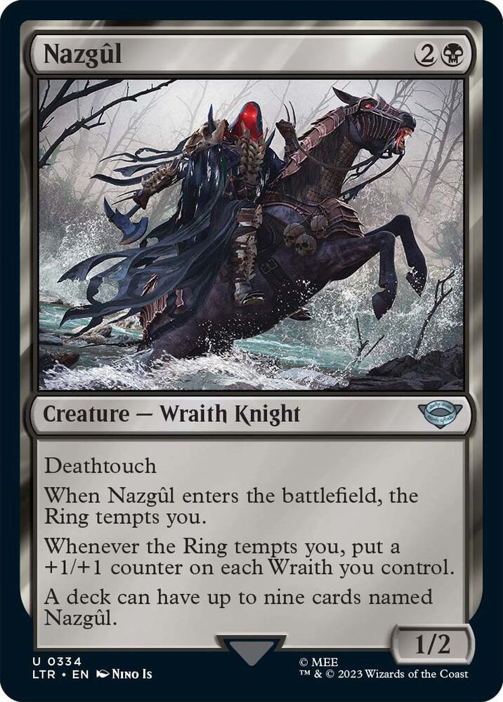 Nazgul (0334) - Universes Beyond: The Lord of the Rings: Tales of Middle-earth (LTR) NM