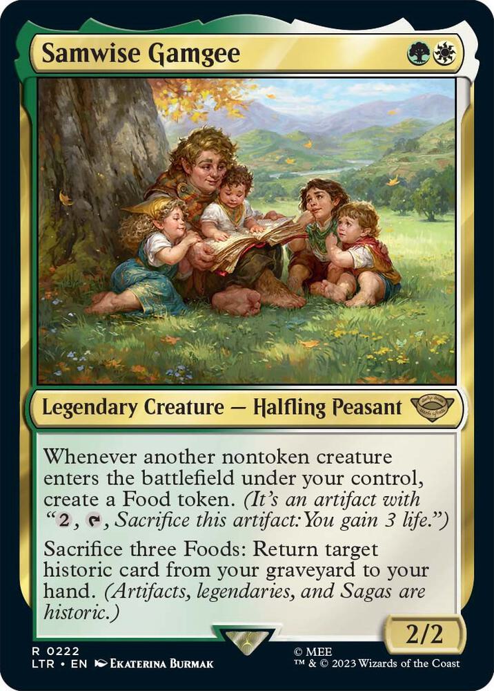 Samwise Gamgee - Universes Beyond: The Lord of the Rings: Tales of Middle-earth (LTR) NM *FOIL*