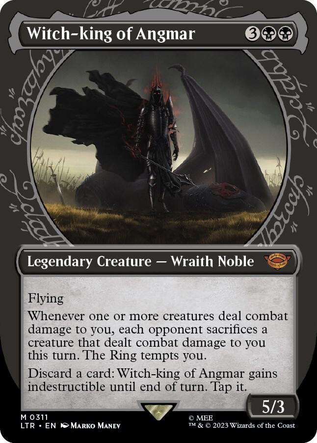 Witch-king of Angmar (Showcase) - Universes Beyond: The Lord of the Rings: Tales of Middle-earth (LTR) NM