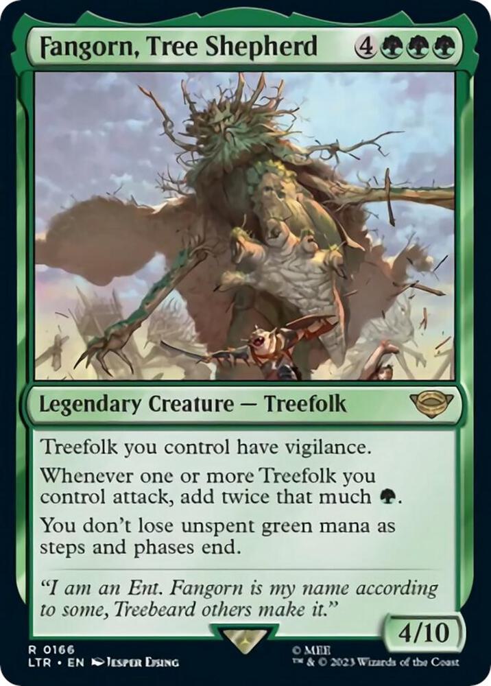 Fangorn, Tree Shepherd - Universes Beyond: The Lord of the Rings: Tales of Middle-earth (LTR) NM *FOIL*