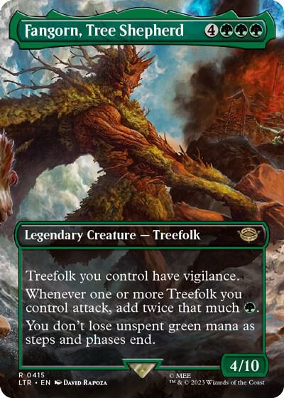 Fangorn, Tree Shepherd (Borderless) - Universes Beyond: The Lord of the Rings: Tales of Middle-earth (LTR) NM