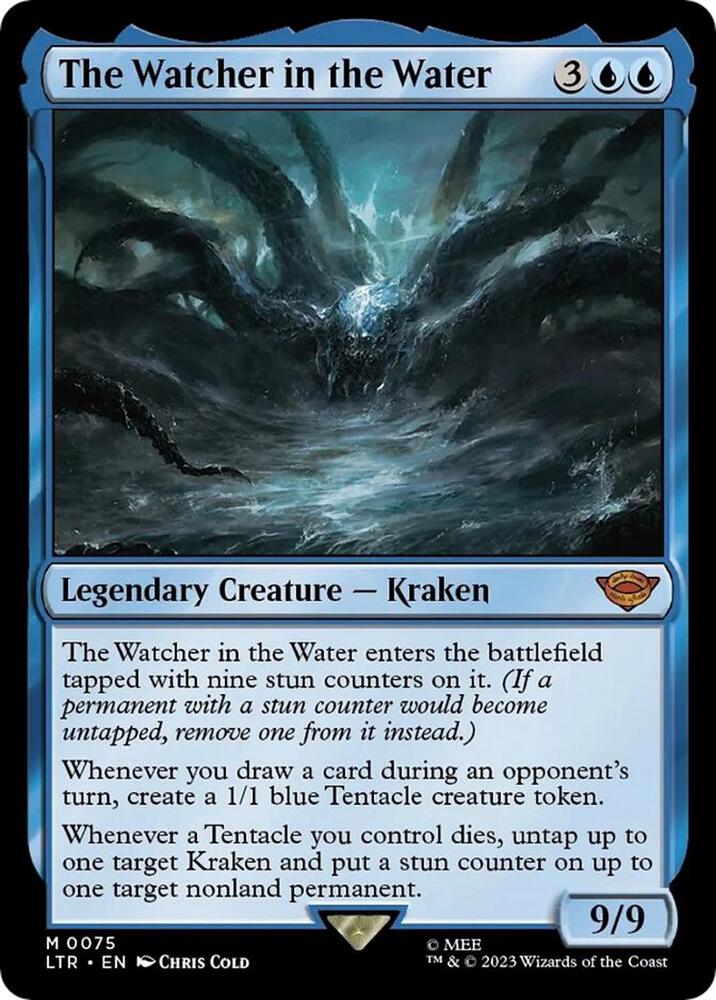 The Watcher in the Water - Universes Beyond: The Lord of the Rings: Tales of Middle-earth (LTR) NM *FOIL*