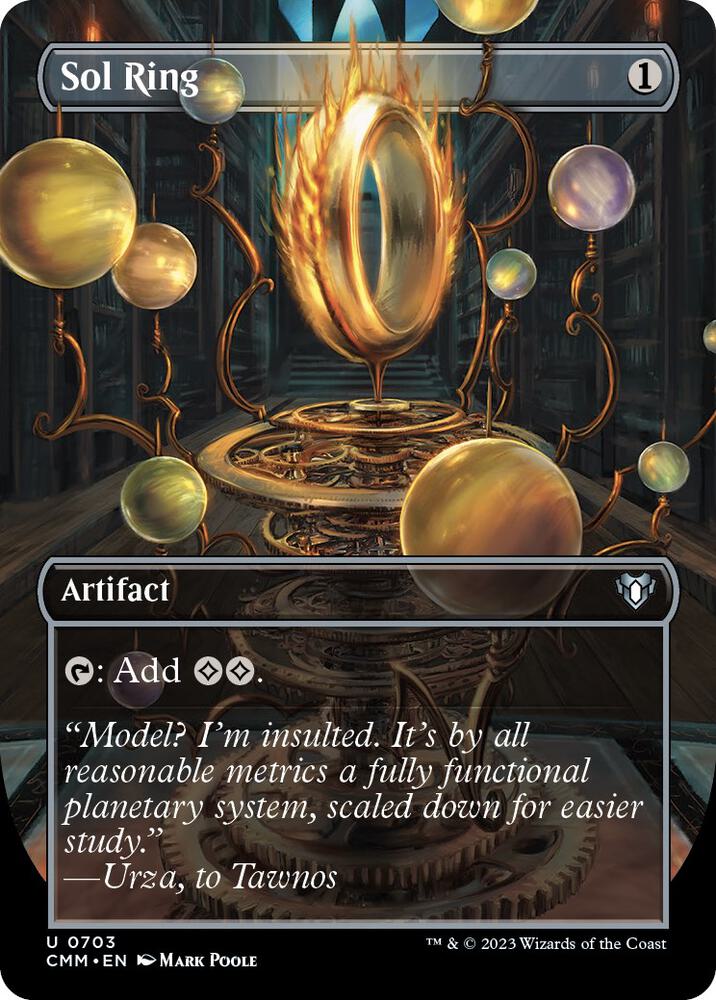 Sol Ring (Borderless) - Commander Masters (CMM) NM
