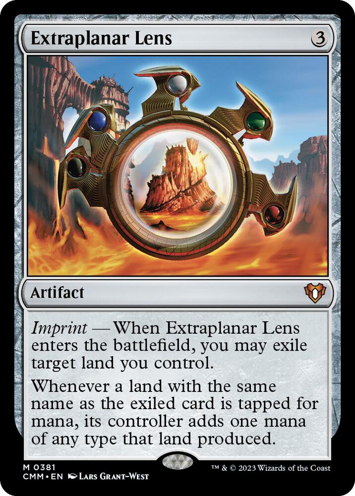 Extraplanar Lens - Commander Masters (CMM) LP *FOIL*