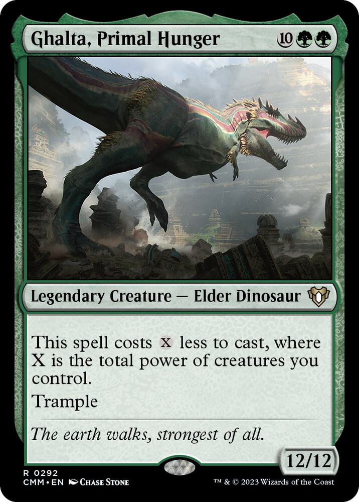 Ghalta, Primal Hunger - Commander Masters (CMM) NM