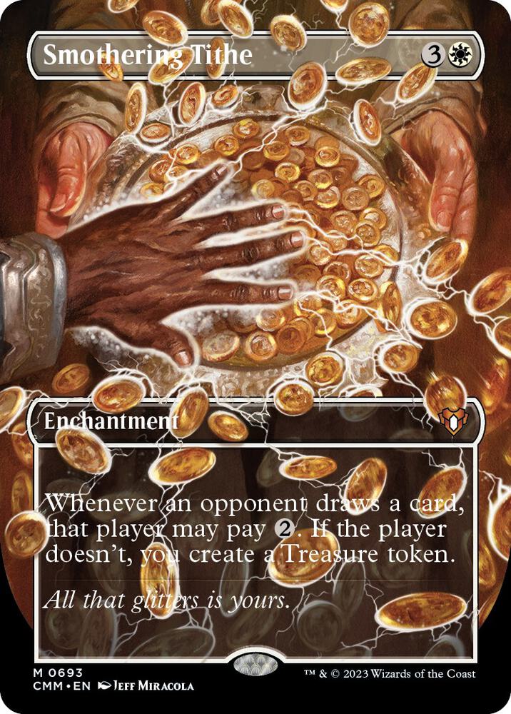 Smothering Tithe (Borderless) - Commander Masters (CMM) NM