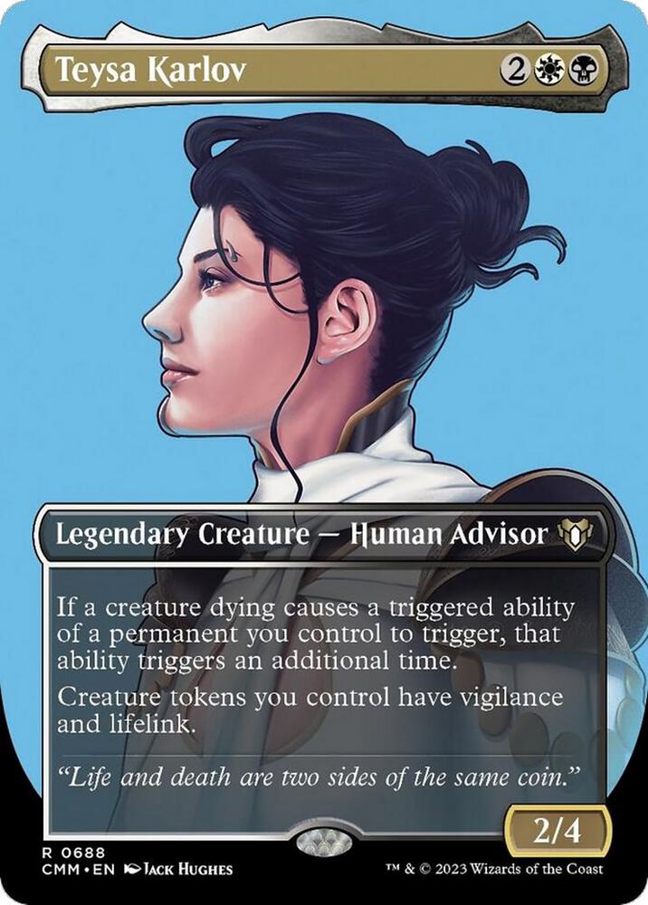 Teysa Karlov (Borderless) - Commander Masters (CMM) NM