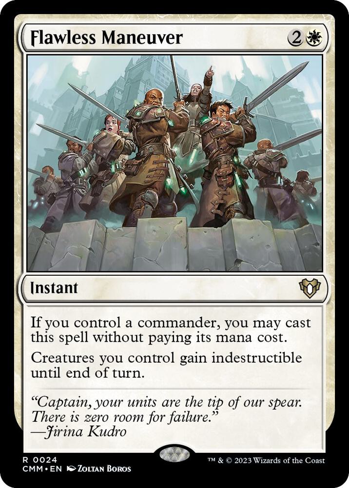 Flawless Maneuver - Commander Masters (CMM) NM *FOIL*