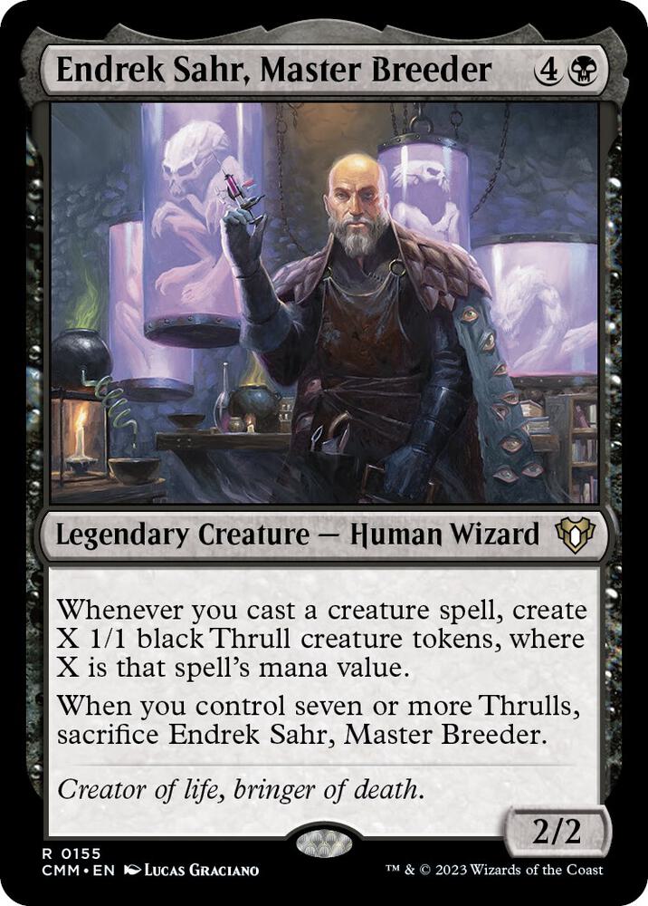 Endrek Sahr, Master Breeder - Commander Masters (CMM) NM